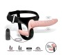 Harness Collection Latetobed Batek Detachable unto G Double Strap-On Harness with Vibration Remote Control