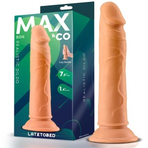 Max & Co Bon Realistic dildo ar piesūcekni 7.5 miesu