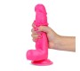 Liketrue Slidy Realistic Dildo Dual Layer Retractable and Adjustable 8