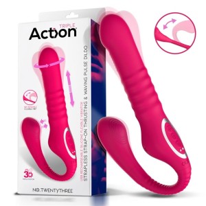 Action Nr. TwentyThree Double Vibe Pulsation and Thrusting Flexible 180