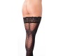 Amorable Rimba Hold-up Stockings Black One Size