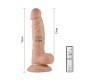 Lovetoy Dildo Real Extreme with Vibration 7.5 Flesh