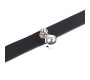 Latetobed Bdsm Line Collar with Bell Adjustable 43 cm Black