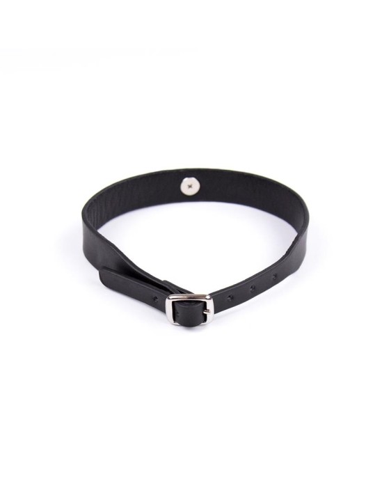 Latetobed Bdsm Line Collar with Bell Adjustable 43 cm Black