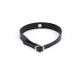 Latetobed Bdsm Line Collar with Bell Adjustable 43 cm Black