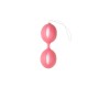 Easytoys Wiggle Duo Kegel Ball rozā un baltā krāsā