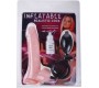 Baile Dildos BAILE - INFLATABLE REALISTIC DILDO WITH SUCTION CUP 19.3 CM