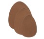 Bye Bra - Pull Ups BYE BRA BREAST LIFT PADS + 3 PAIRS OF SATIN NIPPLE COVERS - DARK BROWN SIZE D-F