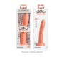 Dillio Dildo 17,78 CM oranžs