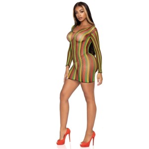 Leg Avenue Dresses МИНИ-ПЛАТЬЕ LEG AVENUE RASTA, ОДИН РАЗМЕР