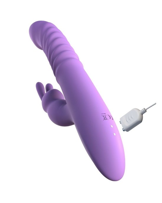 Fantasy For Her RABBIT CLITORIS STIMULATOR WITH HEAT OSCILLATION AND VIBRATION FUNCTION VIOLET