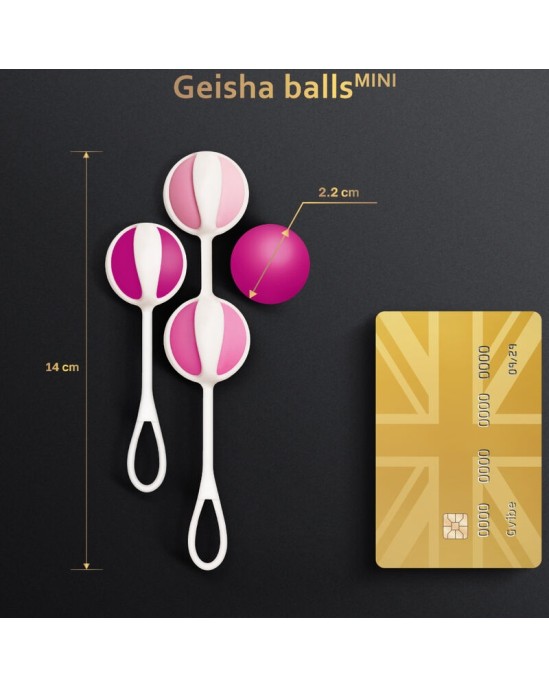 G-Vibe GVIBE - SET 4 GEISHA BALLS MINI RASPBERRY