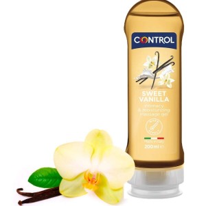 Control Lubes KONTROLE — 2EN1 MASĀŽA UN PRIEKS MADAGASKARAS SALDUMS 200 ml