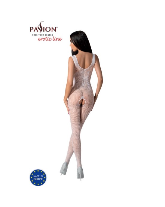 Passion Woman Bodystockings PASSION - BS098 WHITE BODYSTOCKING VIENS IZMĒRS