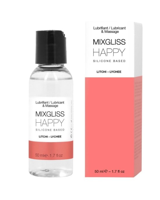 Mixgliss HAPPY LITCHI SILIKONA LUBRIKANTS 50 ML