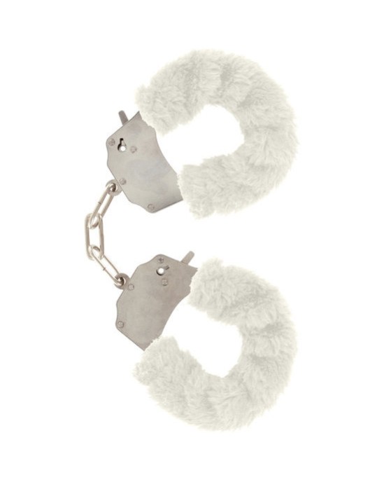 Toyjoy FURRY FUN CUFFS BONDAGE WHITE