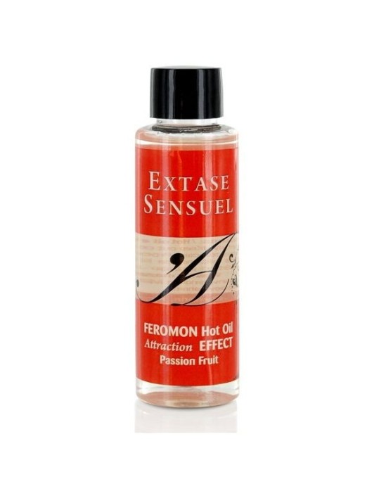 Extase Sensual EXTASE SENSUEL FEROMON HOT OIL ATRACTION EFFECT PASSION FRUIT 100ml