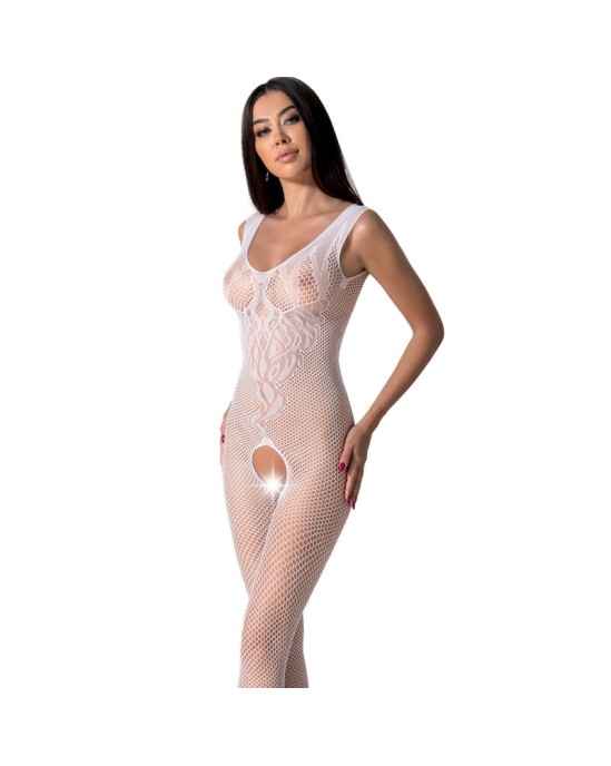 Passion Woman Bodystockings СТРАСТЬ - BS098 БЕЛЫЙ ЧУЛЬКОВ ОДНОГО РАЗМЕРА