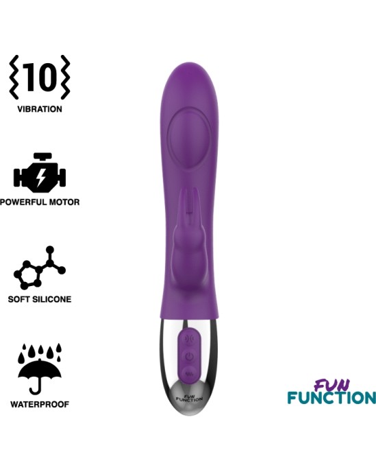 Fun Function Vibrators ar klitora stimulātoru