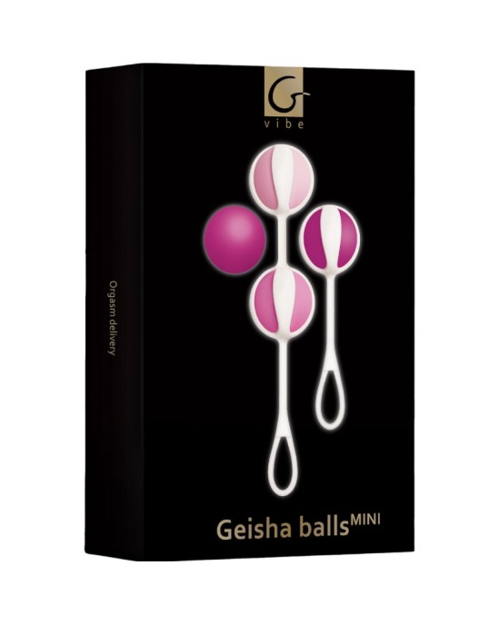 G-Vibe GVIBE - SET 4 GEISHA BALLS MINI RASPBERRY