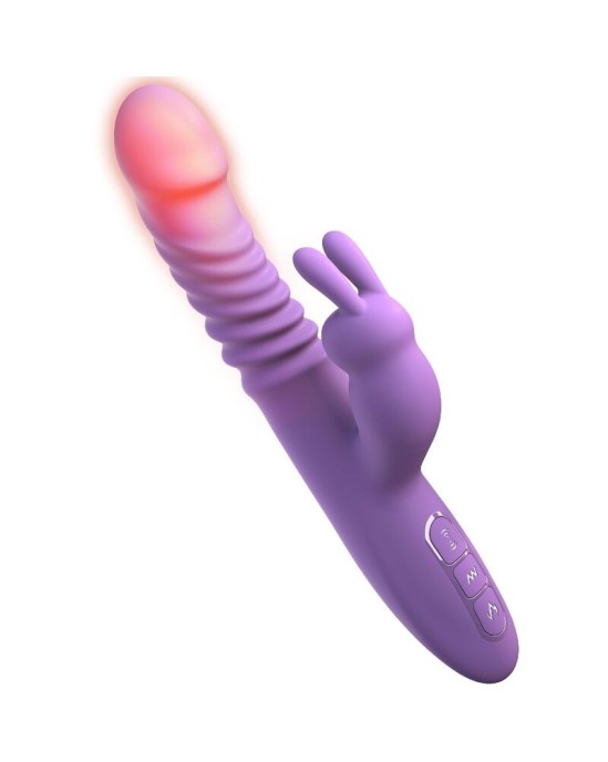 Fantasy For Her RABBIT CLITORIS STIMULATOR WITH HEAT OSCILLATION AND VIBRATION FUNCTION VIOLET