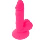 Diversia Elastīgs Vibrējošs Dildo 17 CM - rozā