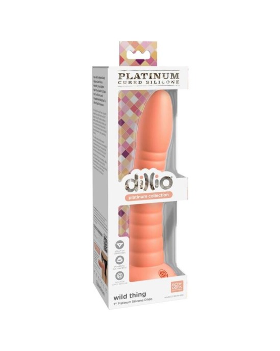 Dillio Dildo 17,78 CM oranžs