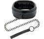 Darkness Bondage DARKNESS - BLACK LEATHER HANDCUFFS AND COLLAR