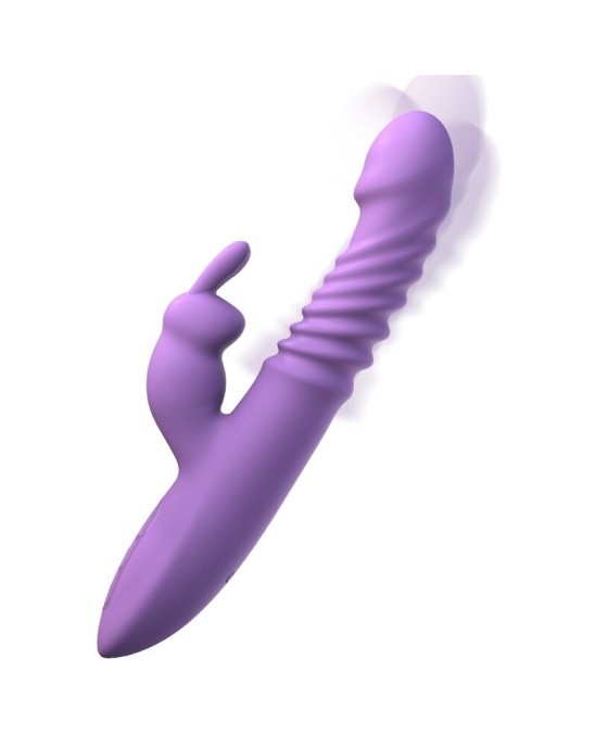 Fantasy For Her RABBIT CLITORIS STIMULATOR WITH HEAT OSCILLATION AND VIBRATION FUNCTION VIOLET