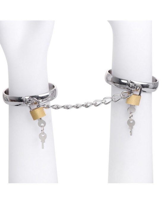 Ohmama Fetish METAL HANDS CUFFS