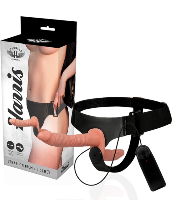 Harness Attraction HARRIS DOUBLE PENETRACI N WITH VIBRATION 18 X 3.5CM