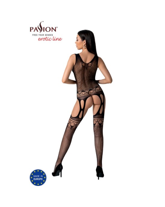 Passion Woman Bodystockings PASSION - BS099 BLACK BODYSTOCKING VIENS IZMĒRS