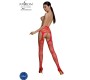 Passion Woman Garter & Stock PASSION - ECO COLLECTION BODYSTOCKING ECO S001 RED