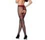 Passion Woman Garter & Stock PASSION — TIOPEN 019 STOCKING BLACK/RED 1/2 (20 DEN)