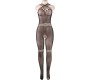 Queen Lingerie MULTISTRAPS SLING HOLLOW BODYSTOCKING S-L