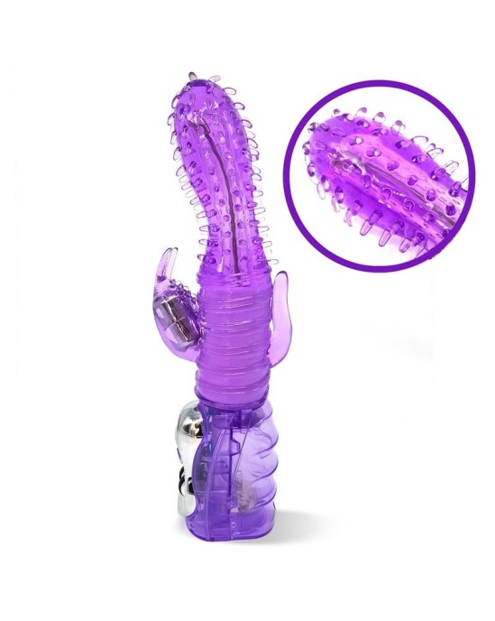 Baile Travel Partner 18 cm Purple with Perineal Stimulation