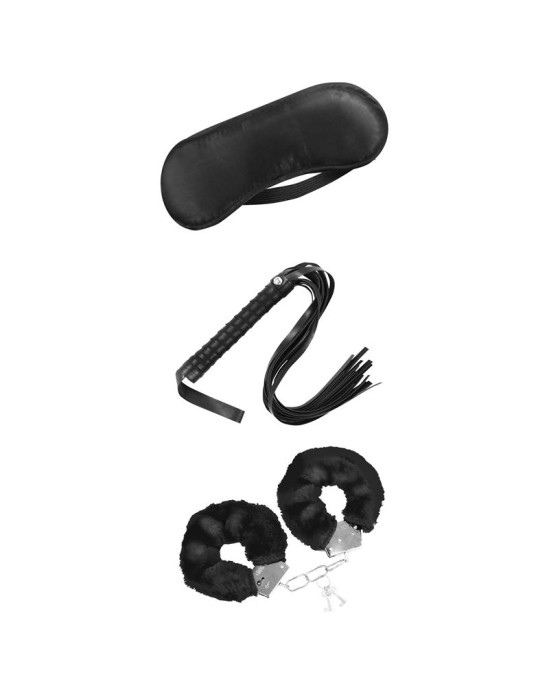 Intoyou Bdsm Line Beginners Bondage Set 3 Pieces Black