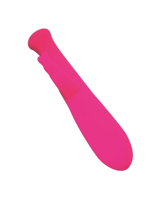 Goodies Cotton G-Spot and Rabbit Vibe USB Silicone Fuchsia