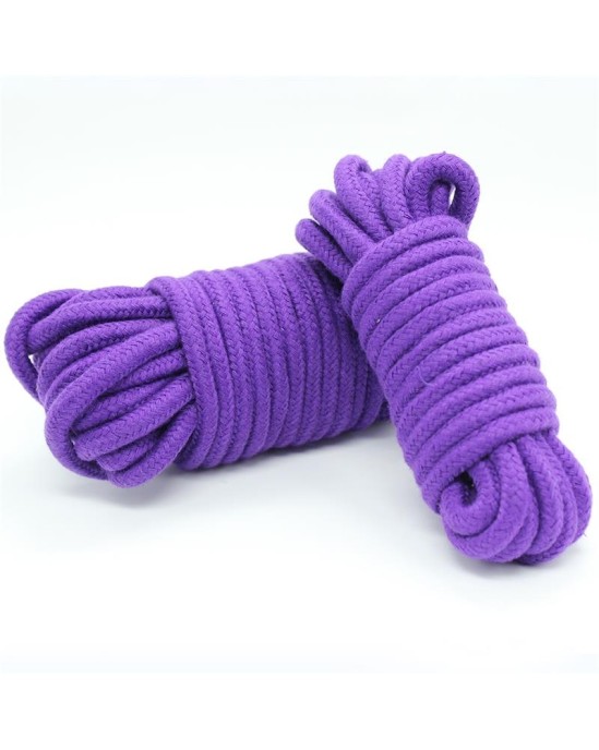 Latetobed Bdsm Line Bondage Cotton Rope 10 Meter Purple