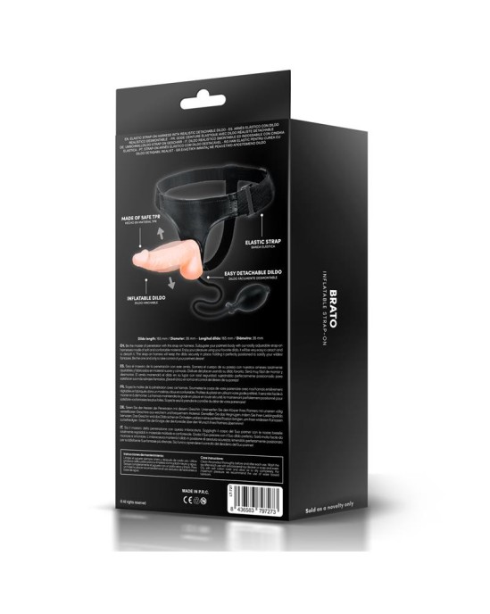 Harness Collection Latetobed Brato Inflatable Strap-On Harness