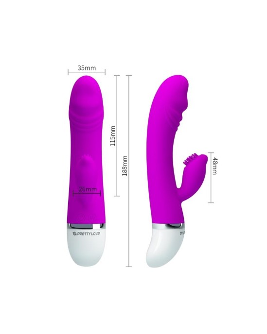 Prettylove Vibrador David Color P?rpura