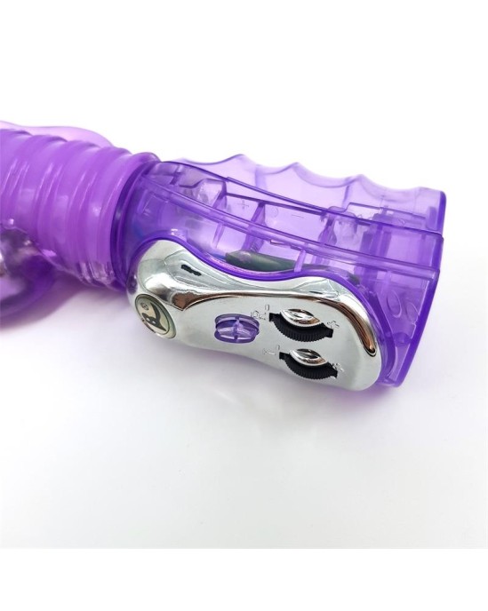 Baile Travel Partner 18 cm violets ar starpenes stimulāciju