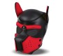 Intoyou Bdsm Line Hound Dog Hound with Removable Muzzle Neoprene Black/Red One Size