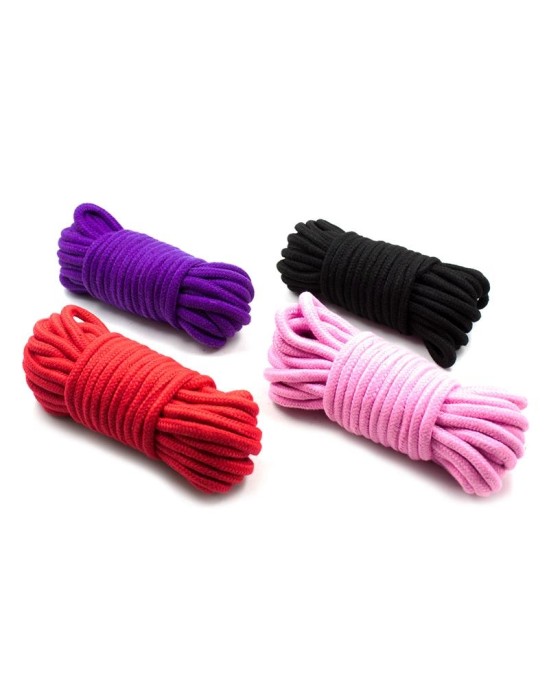 Latetobed Bdsm Line Bondage Cotton Rope 10 Meter Purple