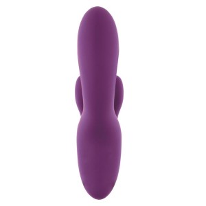 Feelztoys TriVibe G-punkta vibrators ar klitora un kaunuma lūpu stimulāciju purpl