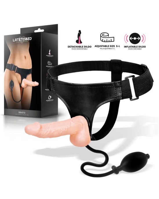 Harness Collection Latetobed Brato Inflatable Strap-On Harness