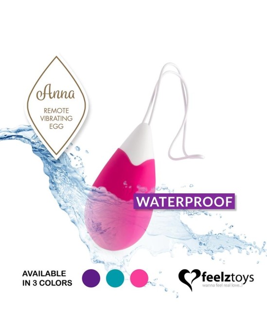 Feelztoys Дистанционное виброяйцо Anna Deep Pink