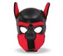 Intoyou Bdsm Line Hound Dog Hound with Removable Muzzle Neoprene Black/Red One Size