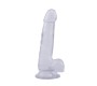 Chisa Dildo Hi-Rubber 7.7 Clear