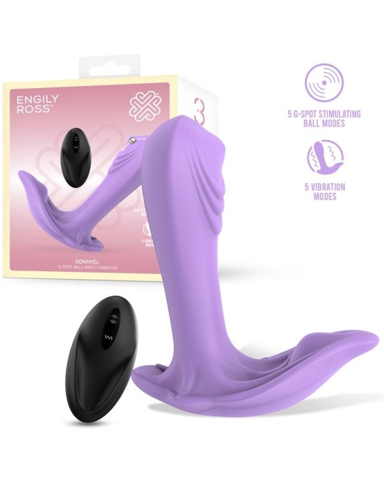 Engily Ross Donnyel Panty Vibrator with G-Spot Ball and Remote Control